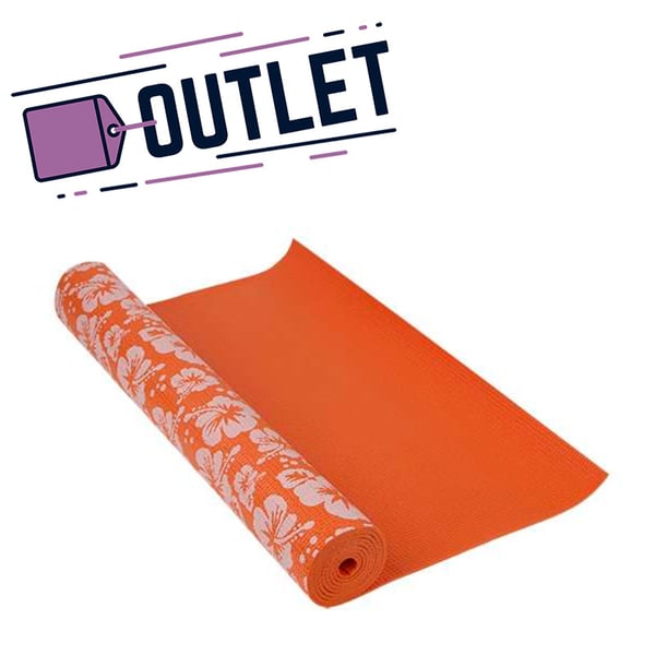 Colchoneta ideal para yoga com desenho estampado (cor coral) - ÚLTIMAS UNIDADES
